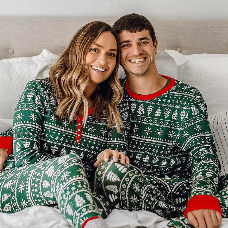 2023 Festive Family Matching Pajamas Set - Perfect for Mom, Dad, Kids 