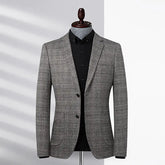 Plaid Suit Men Stretch Casual Slim Fit shopluxelook.store