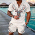 Fashionable Zipper Polo Shirt Suit For Men shopluxelook.store