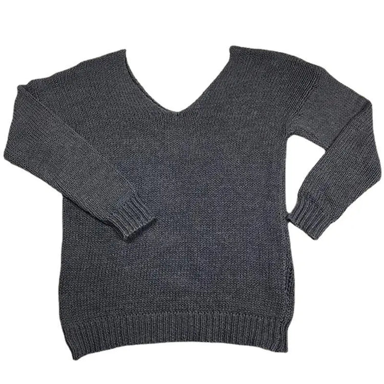 Off-the-shoulder Long Sleeve Sweater For Women shopluxelook.store