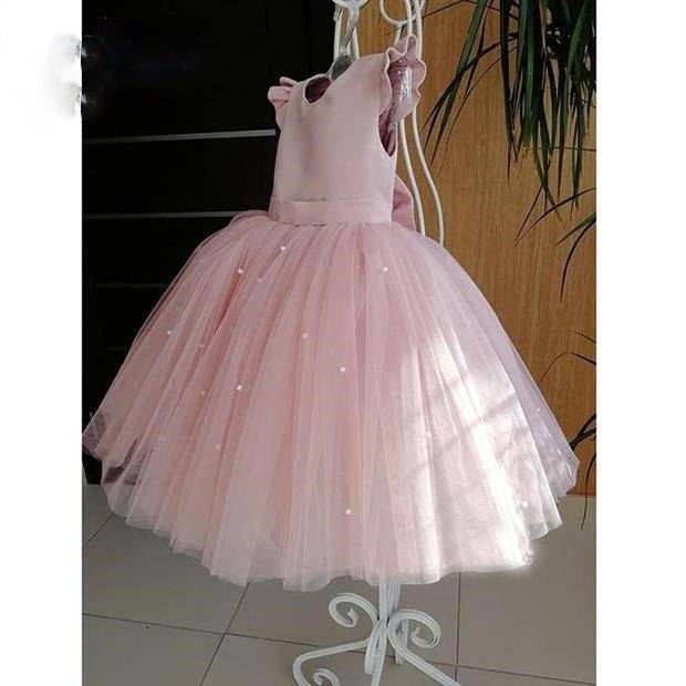 European and American Birthday Flower Girl Princess Dress-European And American Birthday Flower Girl Princess Dress Flower Girl Dress Girl long-shopluxelook.store