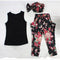 European and American girls floral three - piece - Luxury 0 by Shop Luxe Look