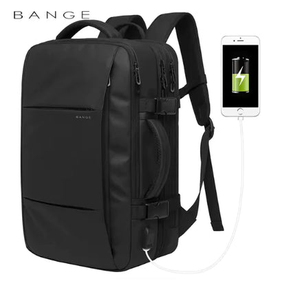 Men's Business Travel Backpack - Black