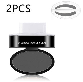 eyebrow powder stamp-Eyebrow Powder Stamp Tint Stencil Kit Cosmetics Professional Makeup Waterproof Eye Brow Stamp Lift Eyebrow Enhancers Stencil Kit-shopluxelook.store