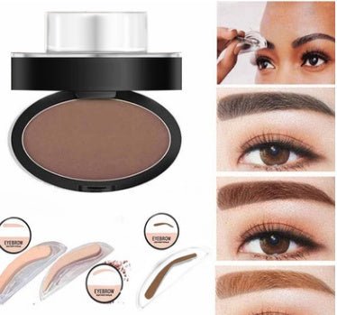 Eyebrow Powder Stamp Tint Stencil Kit Cosmetics Professional Makeup Waterproof Eye Brow Stamp Lift Eyebrow Enhancers Stencil Kit - Luxury 0 by Shop Luxe Look