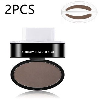 Eyebrow Powder Stamp Tint Stencil Kit Cosmetics Professional Makeup Waterproof Eye Brow Stamp Lift Eyebrow Enhancers Stencil Kit - Luxury 0 by Shop Luxe Look