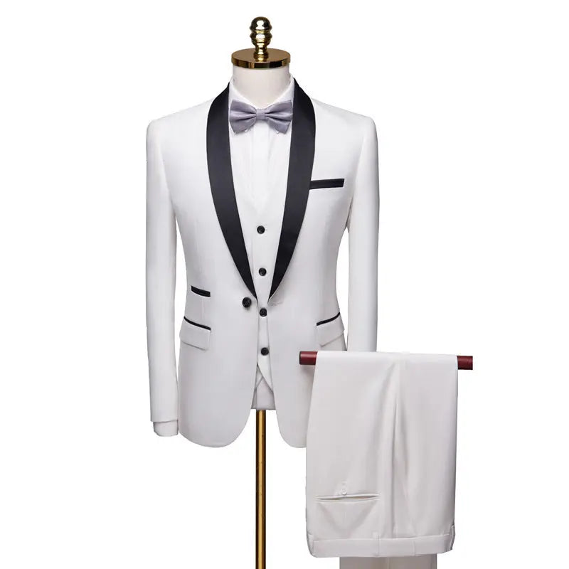 Men 3 Pieces Suit Set Men Wedding Suits Groom Tuxedos shopluxelook.store