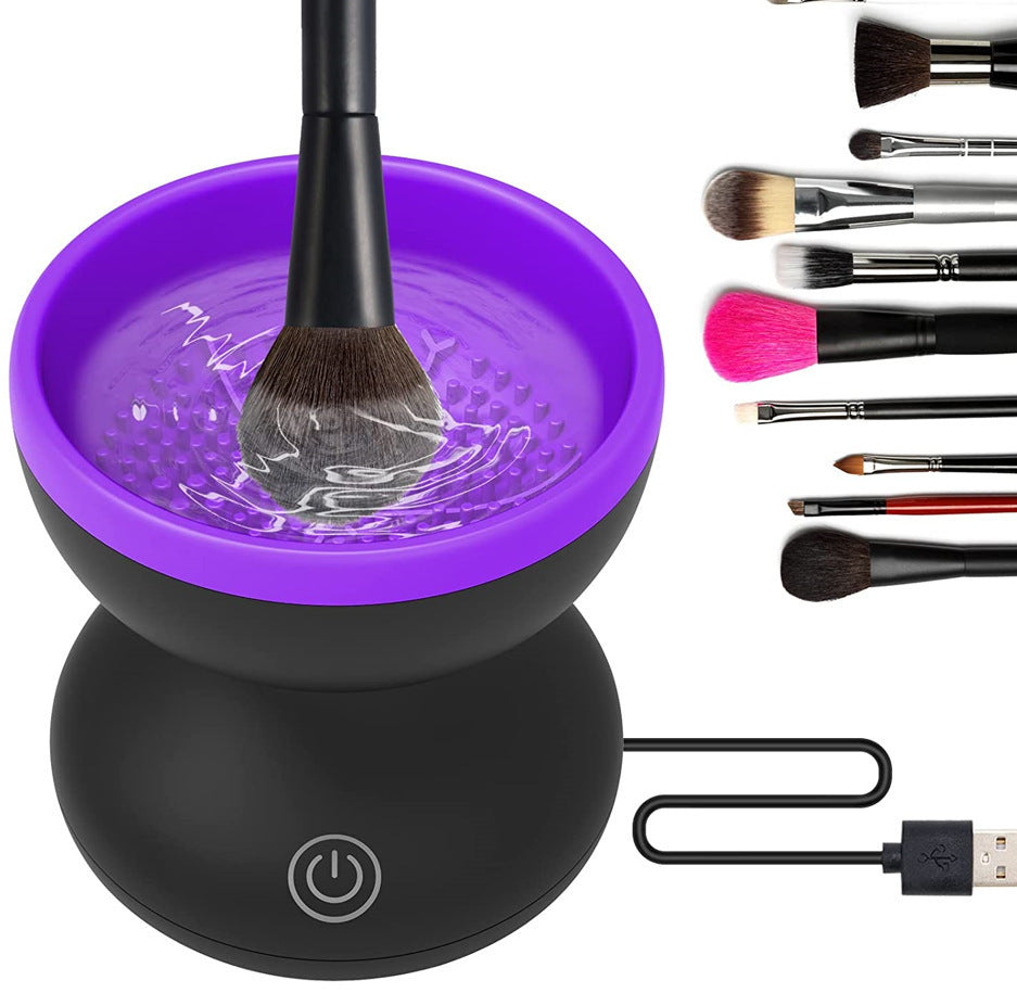 Electric Makeup Brush Cleaner Machine Portable Automatic USB Cosmetic 