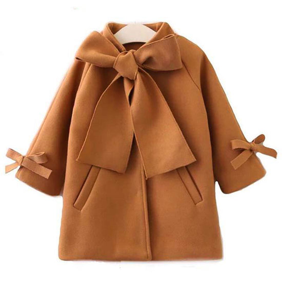 Fashion long sleeve foreign style medium length woolen coat-shopluxelook.store