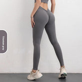 Fashion V-shaped Yoga Pants Ins High Waist Trousers Hip Lifting Sports Fitness Pants Womens Clothing-shopluxelook.store