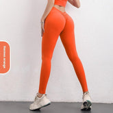 Fashion V-shaped Yoga Pants Ins High Waist Trousers Hip Lifting Sports Fitness Pants Womens Clothing-shopluxelook.store