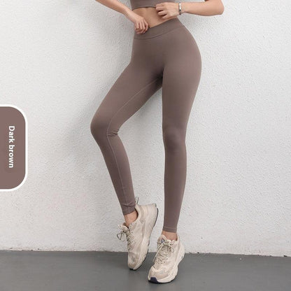 Fashion V-shaped Yoga Pants Ins High Waist Trousers Hip Lifting Sports Fitness Pants Womens Clothing-shopluxelook.store