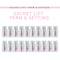 ICONSIGN 10 Pairs Pouch Eyelash Perm Lotion Lashes Lift Quick Perming 5 To 8 Minutes Beauty Makeup Tools