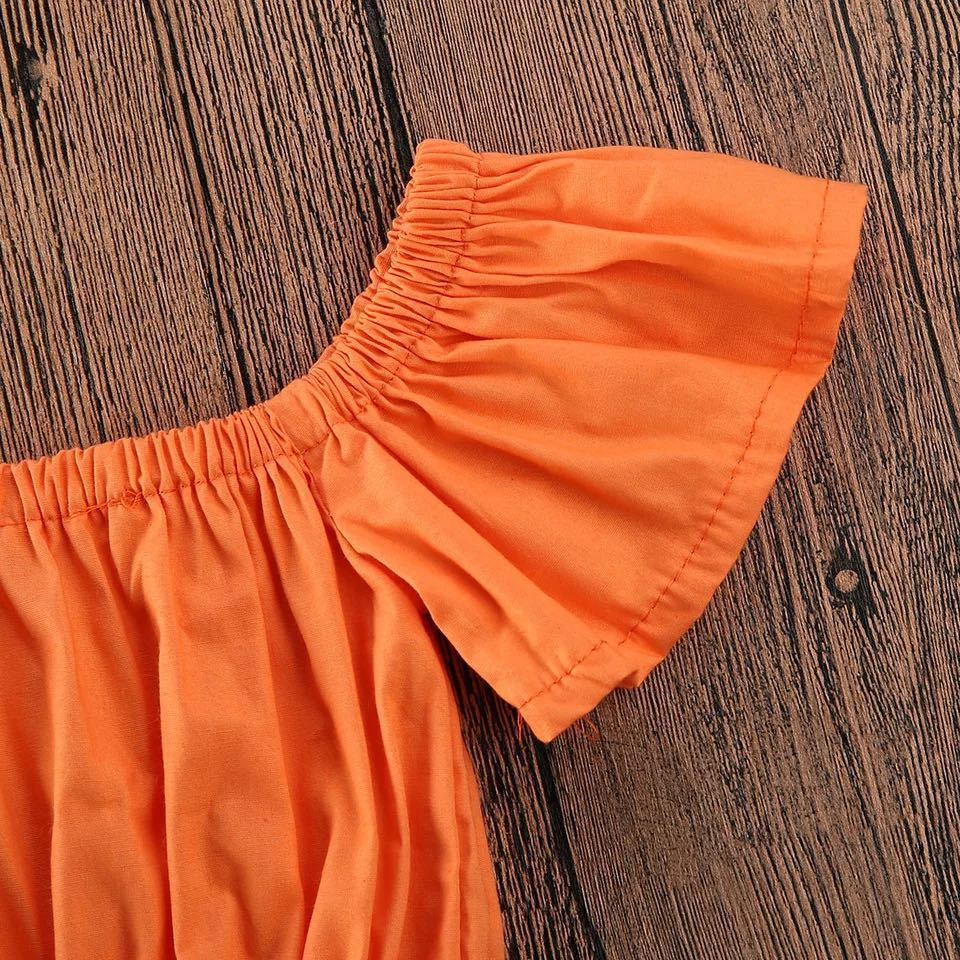 Girl orange skirt suit-shopluxelook.store