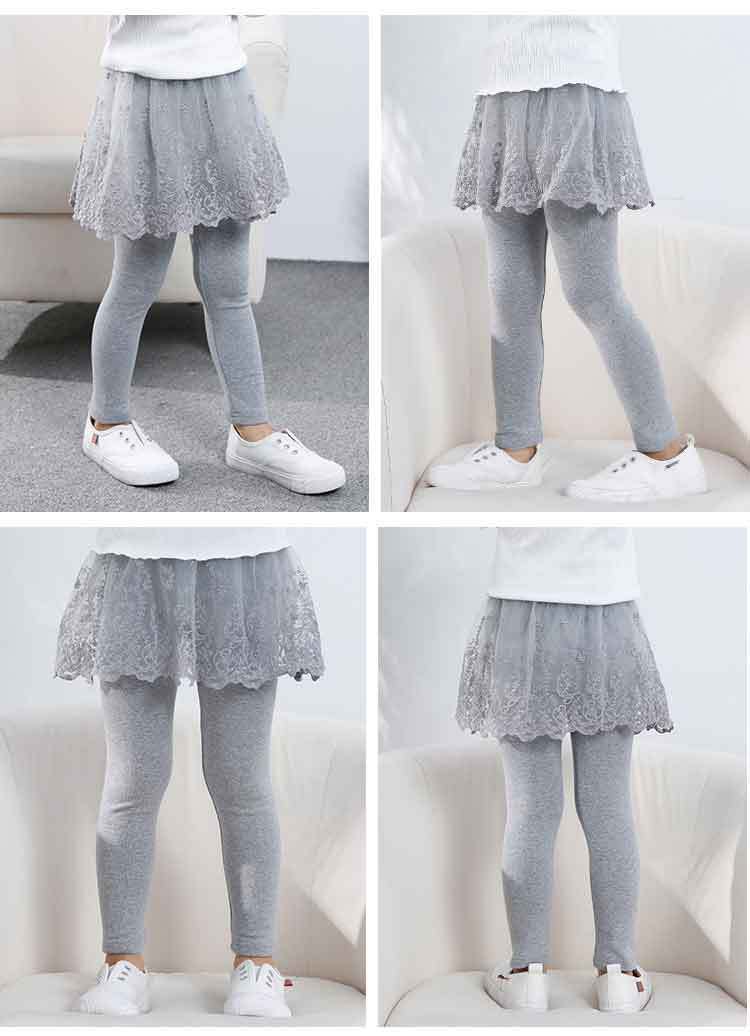 Girls Autumn And Winter Dress Skirt Pants Fake Two Plus Velvet Thickened Leggings-shopluxelook.store