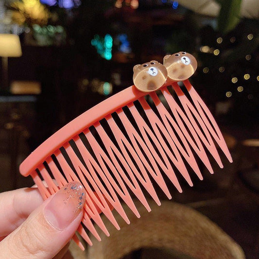 Girls' Bangs Hair Comb Children'S Comb, Broken Hair Non - Slip Finishing Hair Accessories Cute Princess Hairpin Big Children - Luxury 0 by Shop Luxe Look