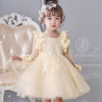 Girls' dresses long - sleeved princess dress - Luxury 0 by Shop Luxe Look