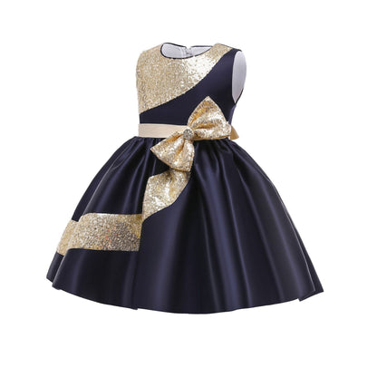 Girls Piano Performance Dress Kid Dress Flower Girl Dress-shopluxelook.store