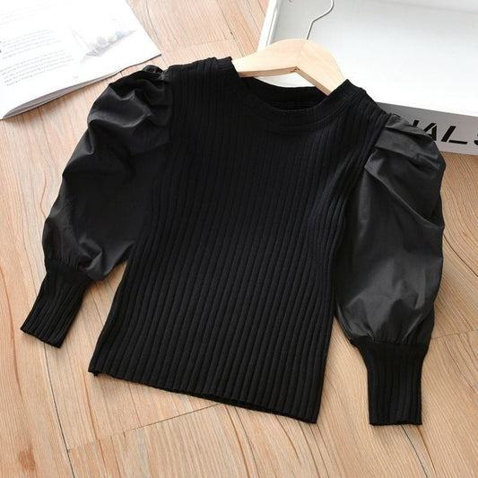 Girls Western Style Long Sleeved T Shirt