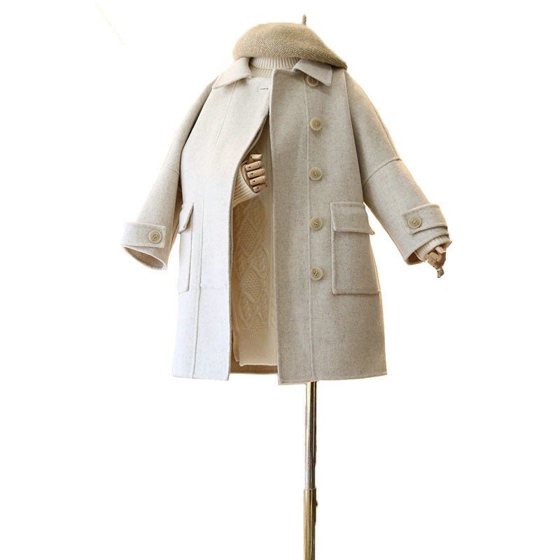 girls woolen coat-Girls woolen coat-shopluxelook.store