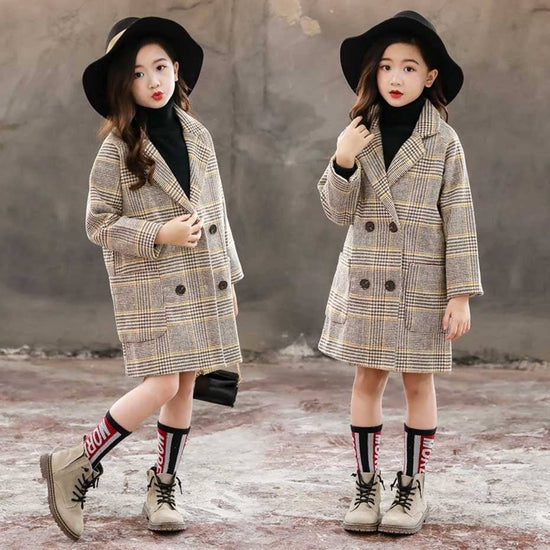 Girls woolen coat - Luxury 0 by Shop Luxe Look