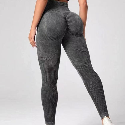 Hollow Design Seamless Leggings High Waist Hip Lifting Running Sports Fitness Yoga Pants Fashion Womens Clothing-shopluxelook.store