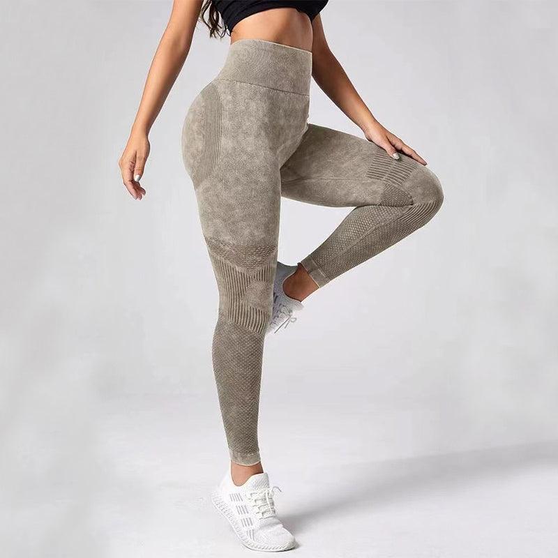 Hollow Design Seamless Leggings High Waist Hip Lifting Running Sports Fitness Yoga Pants Fashion Womens Clothing-shopluxelook.store