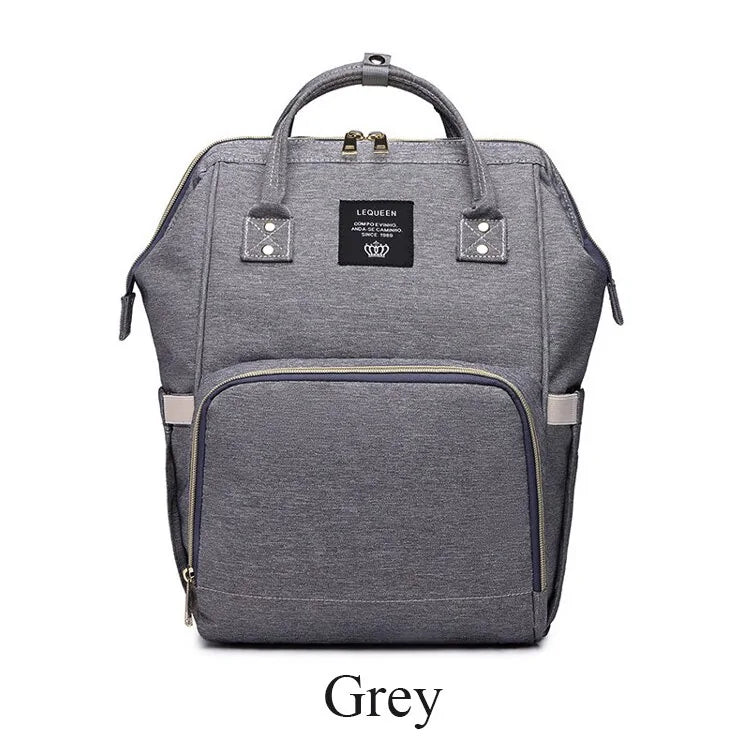 Fashion Maternity Nappy Bag - Deep Gray