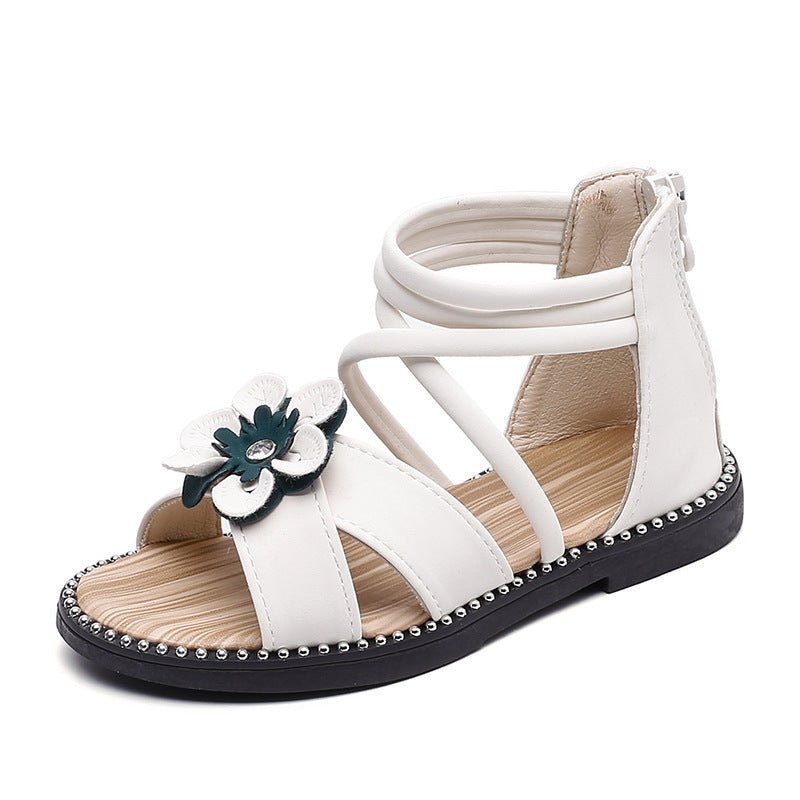 kids sandals-Kids children shoes baby girl beach summer girl sandals-shopluxelook.store