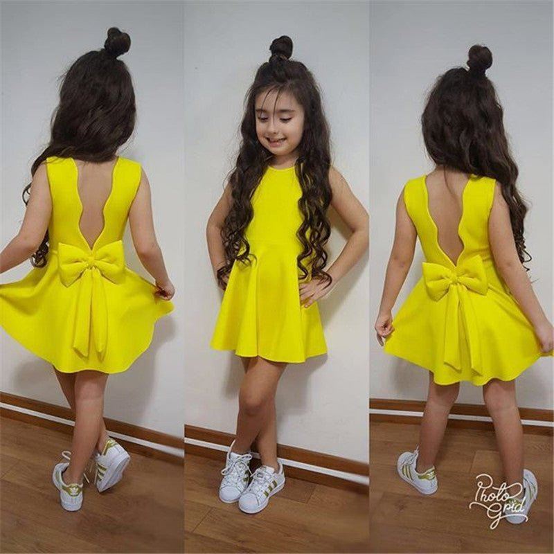 kids clothes dress-Kids Clothes Dress Baby Sleeveless Girl Clothing Years-shopluxelook.store