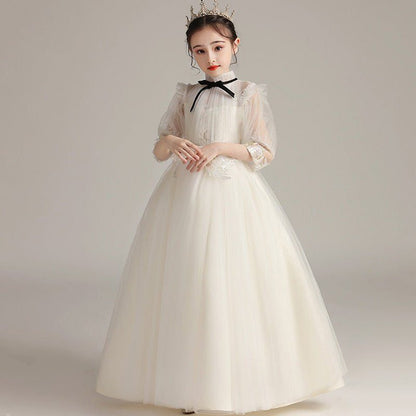 Kids Fashion Lace Wedding Party Dress - Luxury 0 by Shop Luxe Look