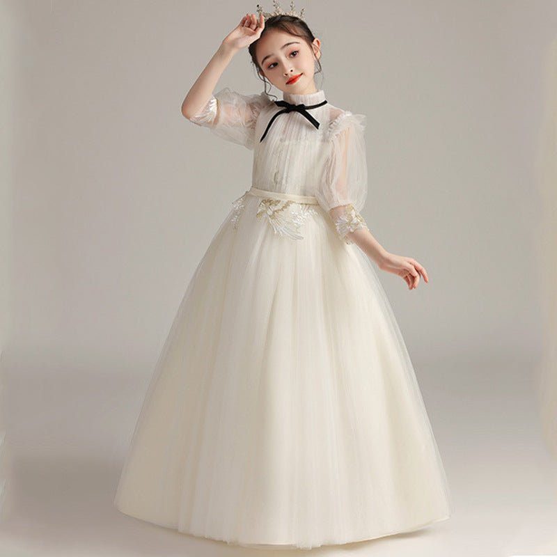 kids fashion lace wedding party dress-Kids Fashion Lace Wedding Party Dress-shopluxelook.store