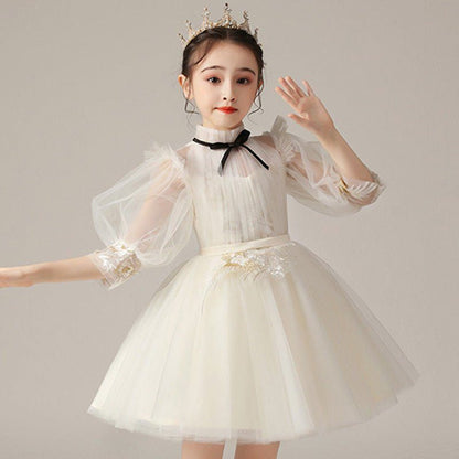 Kids Fashion Lace Wedding Party Dress - Luxury 0 by Shop Luxe Look