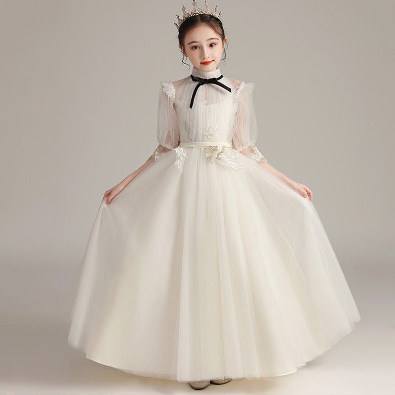 Kids Fashion Lace Wedding Party Dress - Luxury 0 by Shop Luxe Look