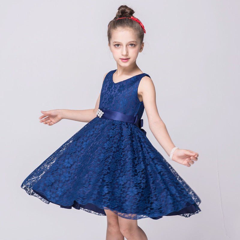 Kids girls dress children Costume Girls Dress Lace Dress Tong Wholesale - Luxury 0 by Shop Luxe Look