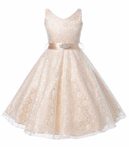 Kids girls dress children Costume Girls Dress Lace Dress Tong Wholesale - Luxury 0 by Shop Luxe Look