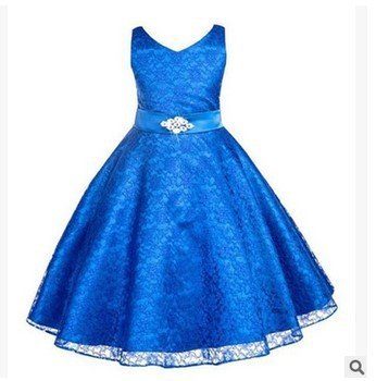 kids girls dress-Kids girls dress children Costume Girls Dress Lace Dress Tong Wholesale-shopluxelook.store