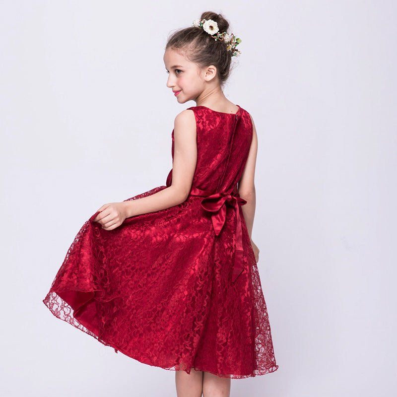 Kids girls dress children Costume Girls Dress Lace Dress Tong Wholesale - Luxury 0 by Shop Luxe Look