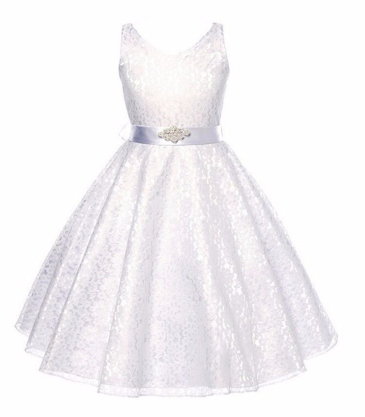 Kids girls dress children Costume Girls Dress Lace Dress Tong Wholesale-shopluxelook.store