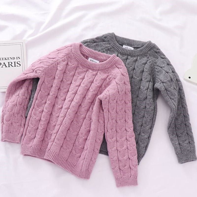 kids sweaters-Kids Sweaters Baby Boy Girl Winter knit Sweater Pants-shopluxelook.store