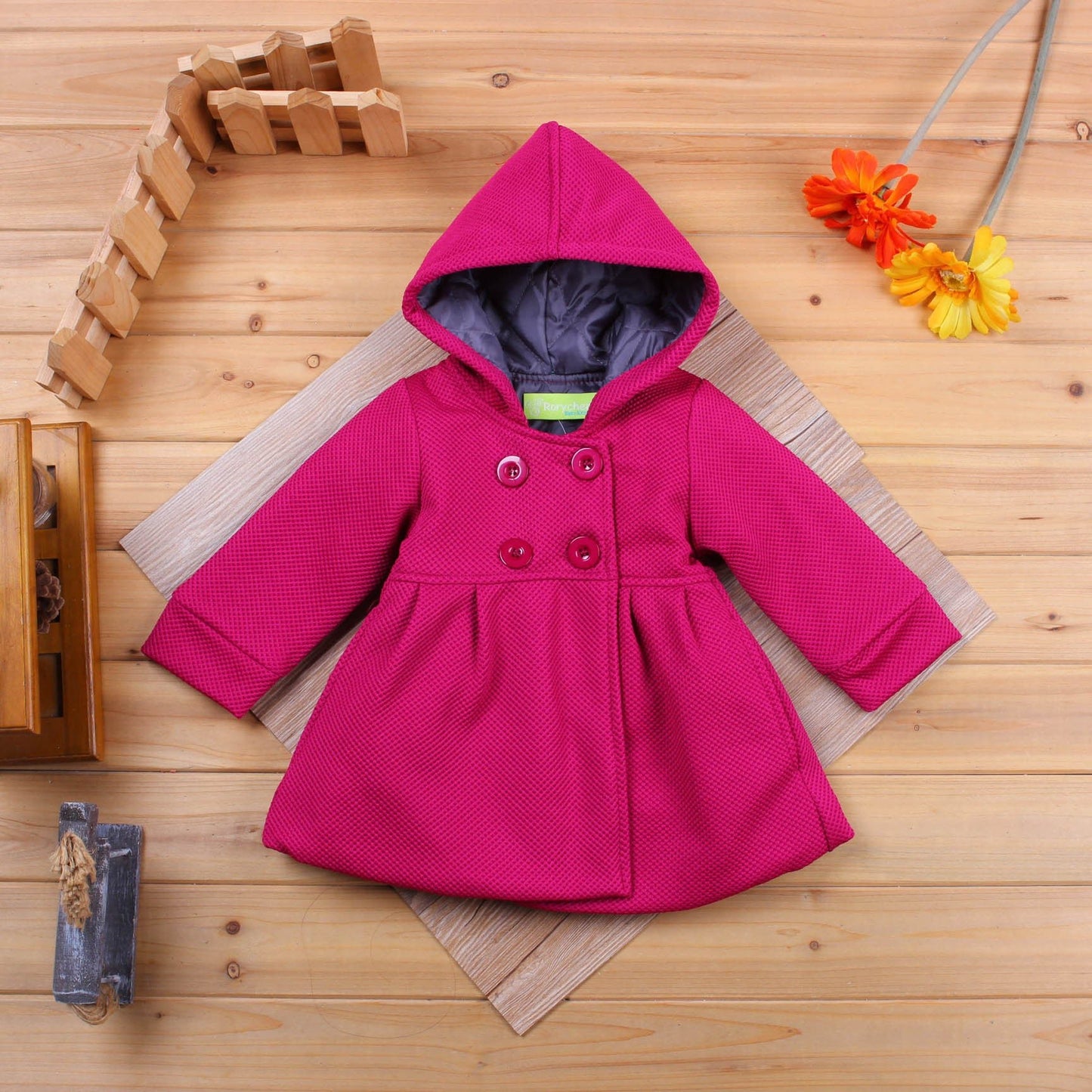 Kiethleen Winter Coat | Winter new little girl child Korean version of the baby wear warm coat hooded jacket 3 colors-shopluxelook.store