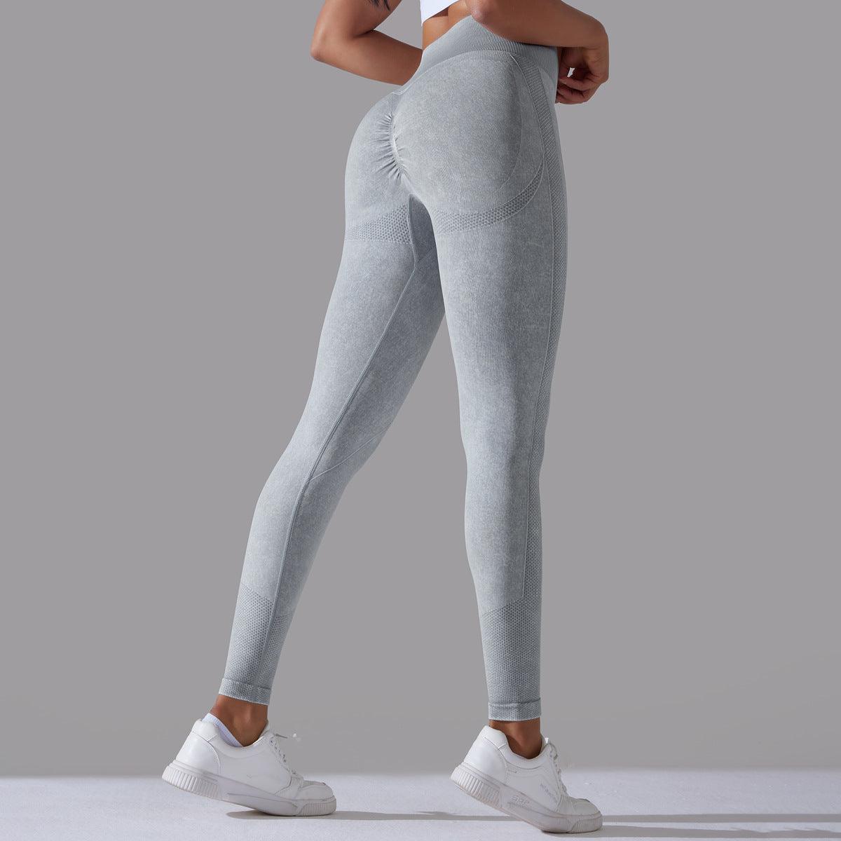 Knitted Seamless Yoga Pants Running Sports Fitness High Waist Butt Lifting Leggings Womens Clothing-shopluxelook.store