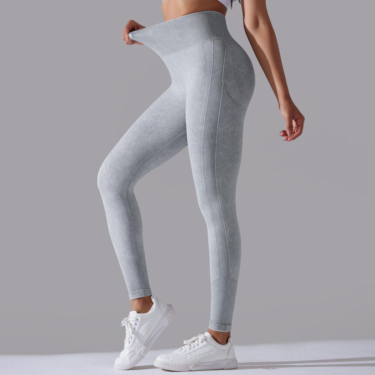 Knitted Seamless Yoga Pants Running Sports Fitness High Waist Butt Lifting Leggings Womens Clothing-shopluxelook.store