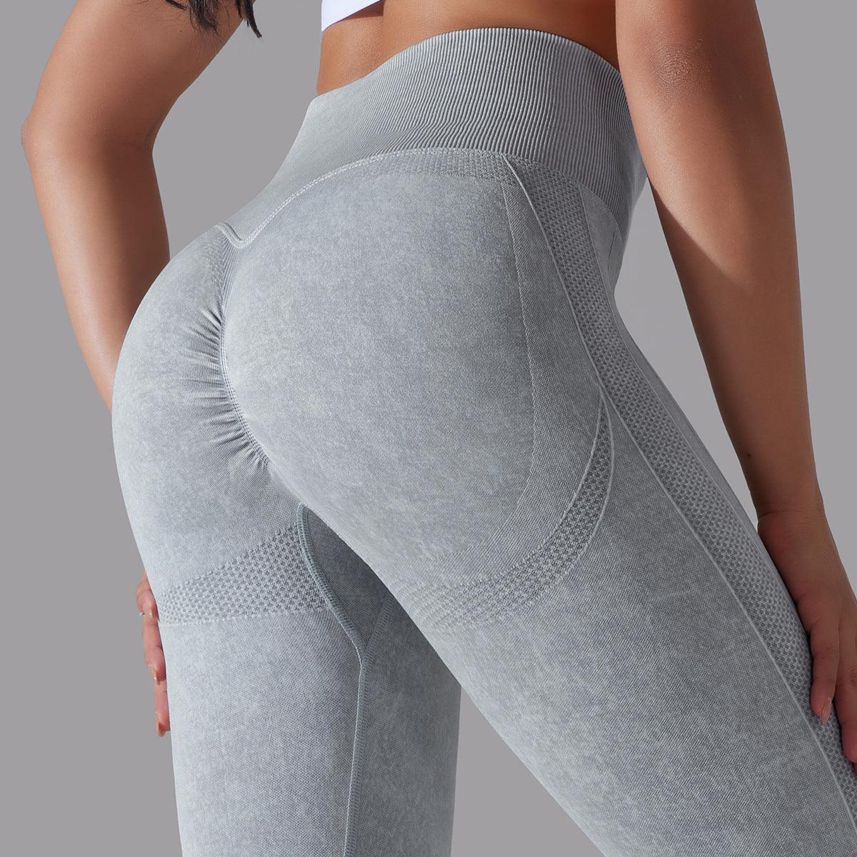 Knitted Seamless Yoga Pants Running Sports Fitness High Waist Butt Lifting Leggings Womens Clothing-shopluxelook.store