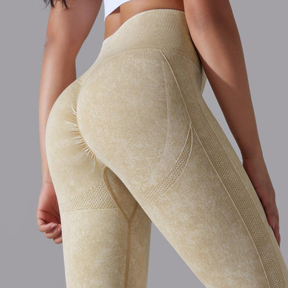 Knitted Seamless Yoga Pants Running Sports Fitness High Waist Butt Lifting Leggings Womens Clothing-shopluxelook.store