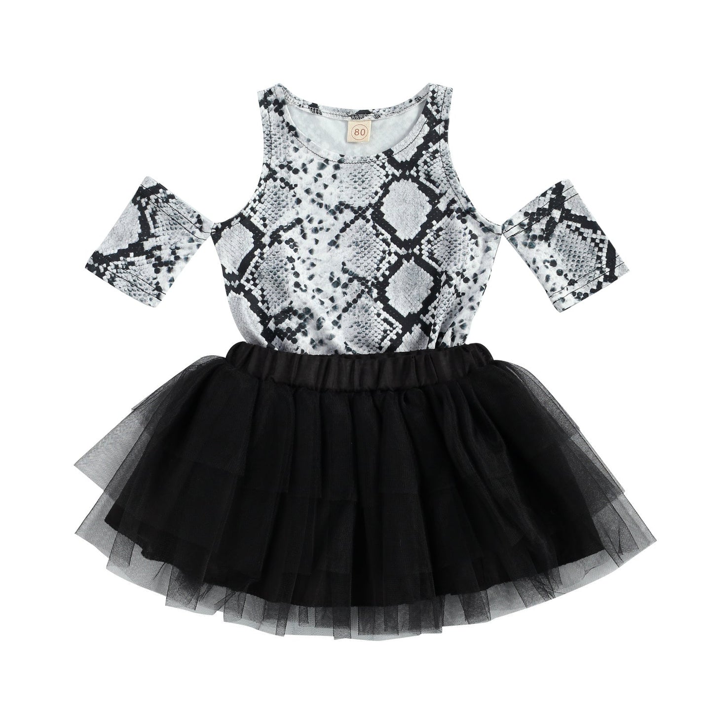 Leisure Style Infant Kids Girls Outfit Summer Snakeskin-shopluxelook.store