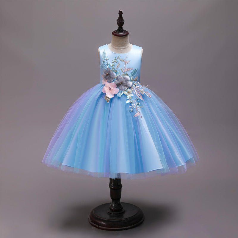 little girl princess skirt-Little Girl Princess Skirt Puffy Gauze Dress-shopluxelook.store