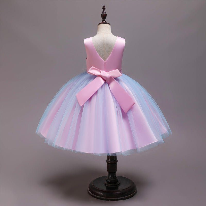 little girl princess skirt-Little Girl Princess Skirt Puffy Gauze Dress-shopluxelook.store