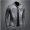 Men's Fashion Stand Collar Zip Embellished Jacket - Luxury 0 by Shop Luxe Look