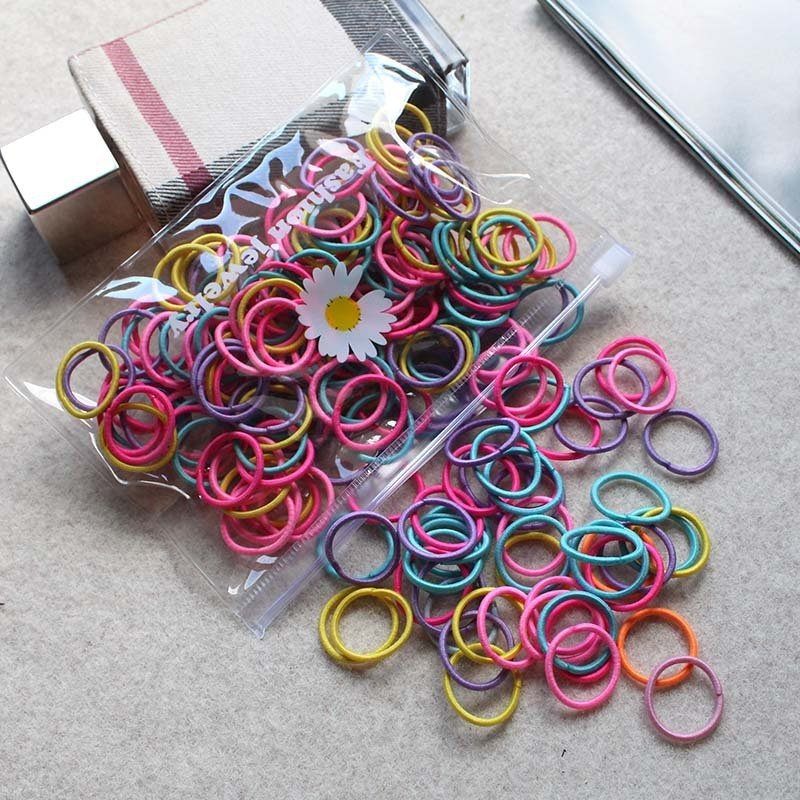 colorful hair loops-Mini baby finger colored hair loops will not hurt your hair-shopluxelook.store